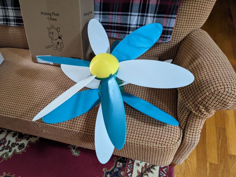 Large 6Sail Duplex Wind Spinner