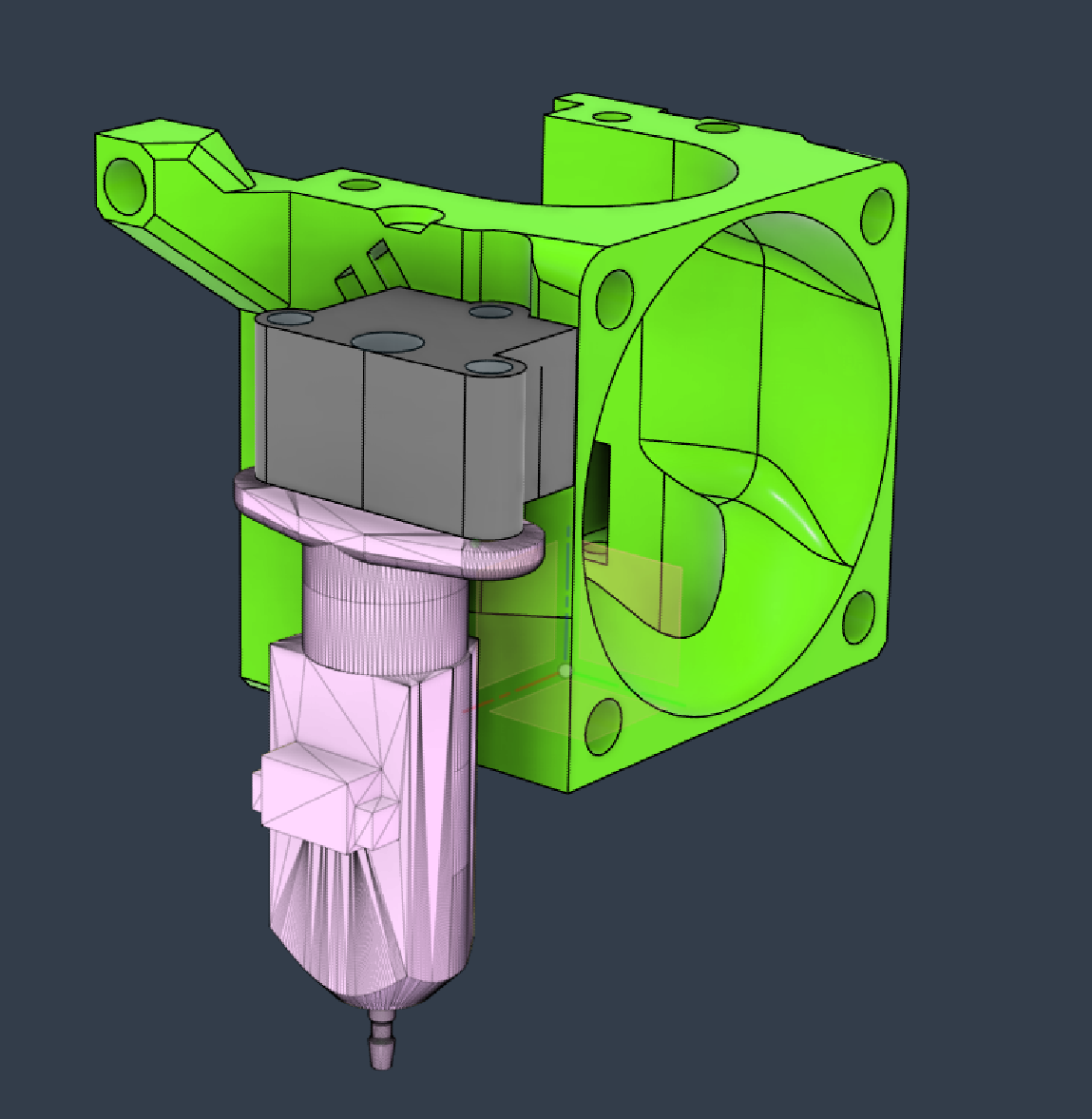 Ratrig Toolhead V2 Beta Bltouch Mount By Billyalt 