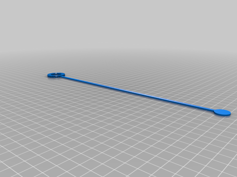 Miniatura 2 do modelo 3D Bubble Wand including Extra Long Version