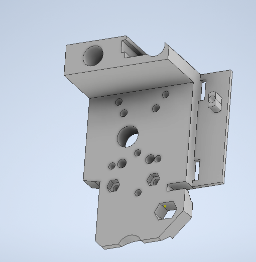 prusa mk3 head on creality cr10 3D model by ramoffsil