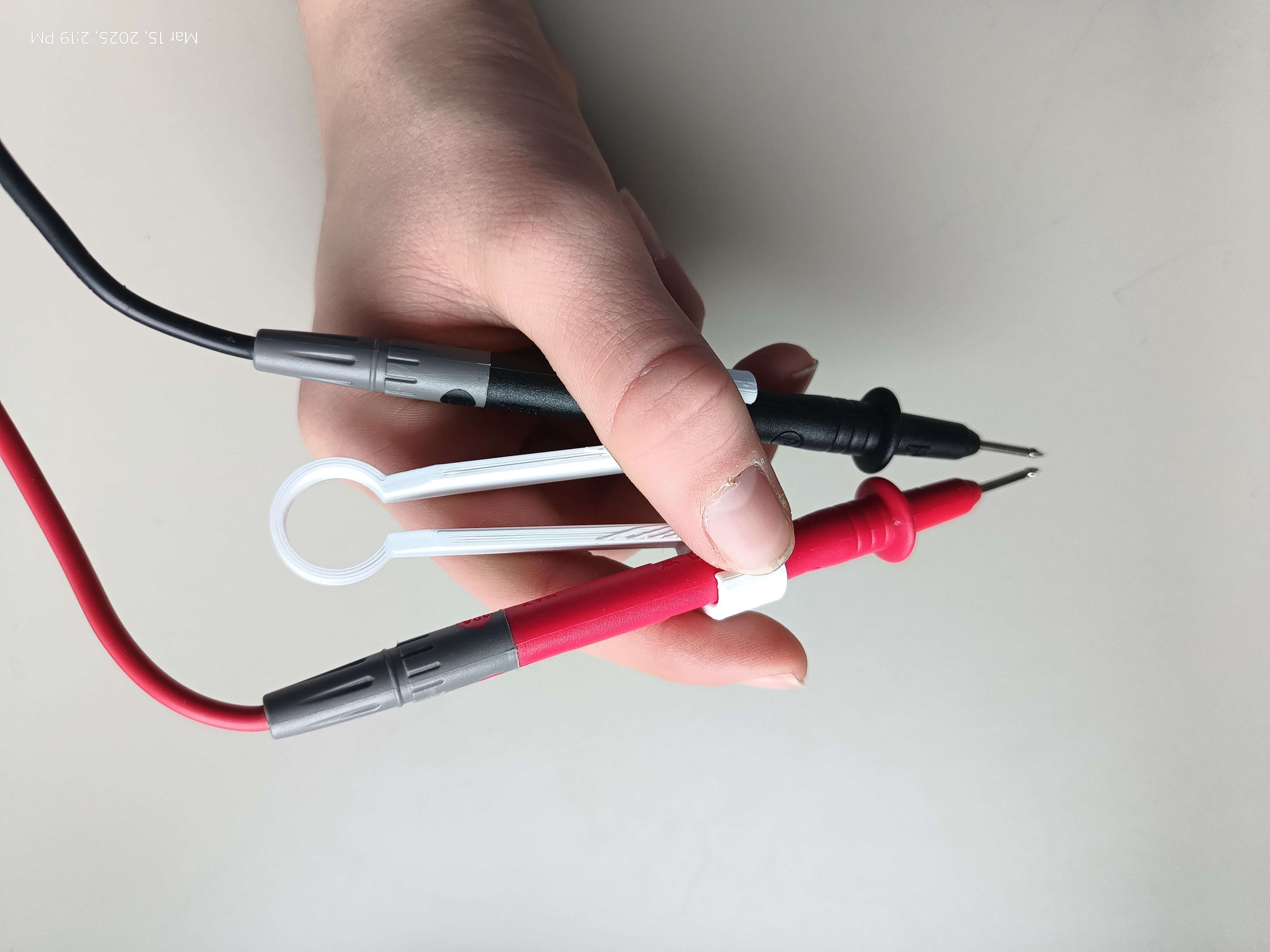 Miniatura 2 do modelo 3D Multimeter probe tweezer