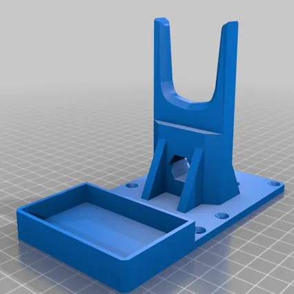 Glue gun stand/drip tray for GR20 by Eli, Download free STL model