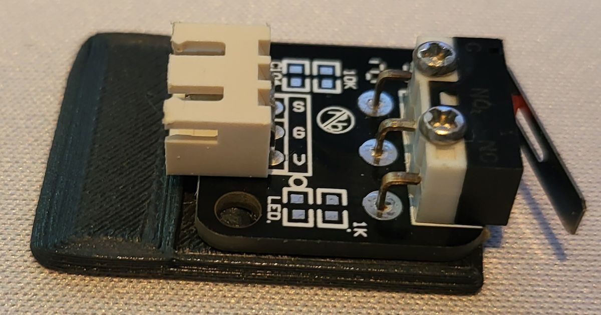 Ender 3 v2 Neo end stop switch adapter by Simon Download free STL