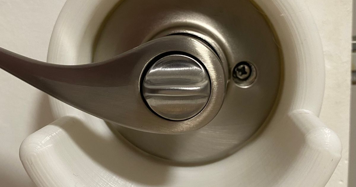 Dog proof door handle by Art B Download free STL model