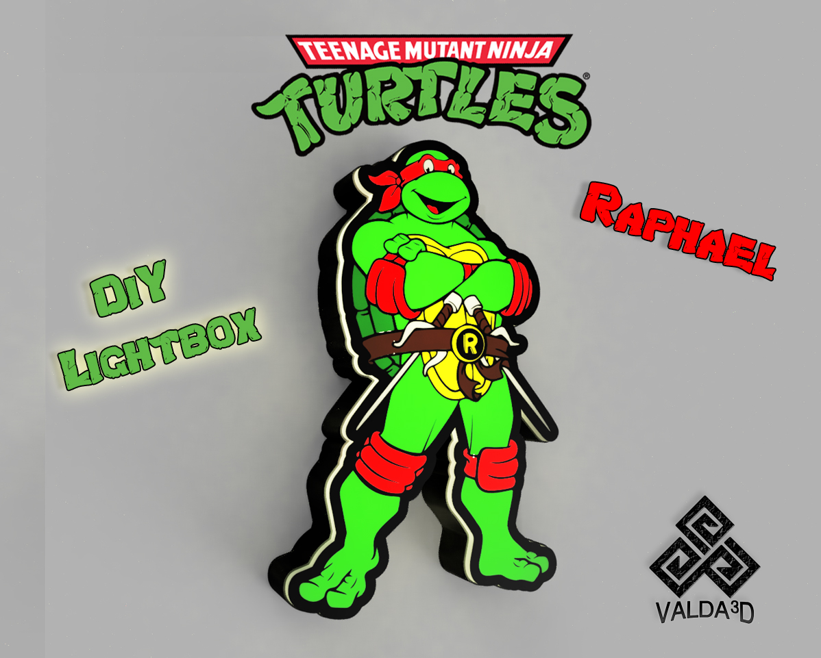 RAPHAEL Teenage Mutant Ninja Turtles Lightbox