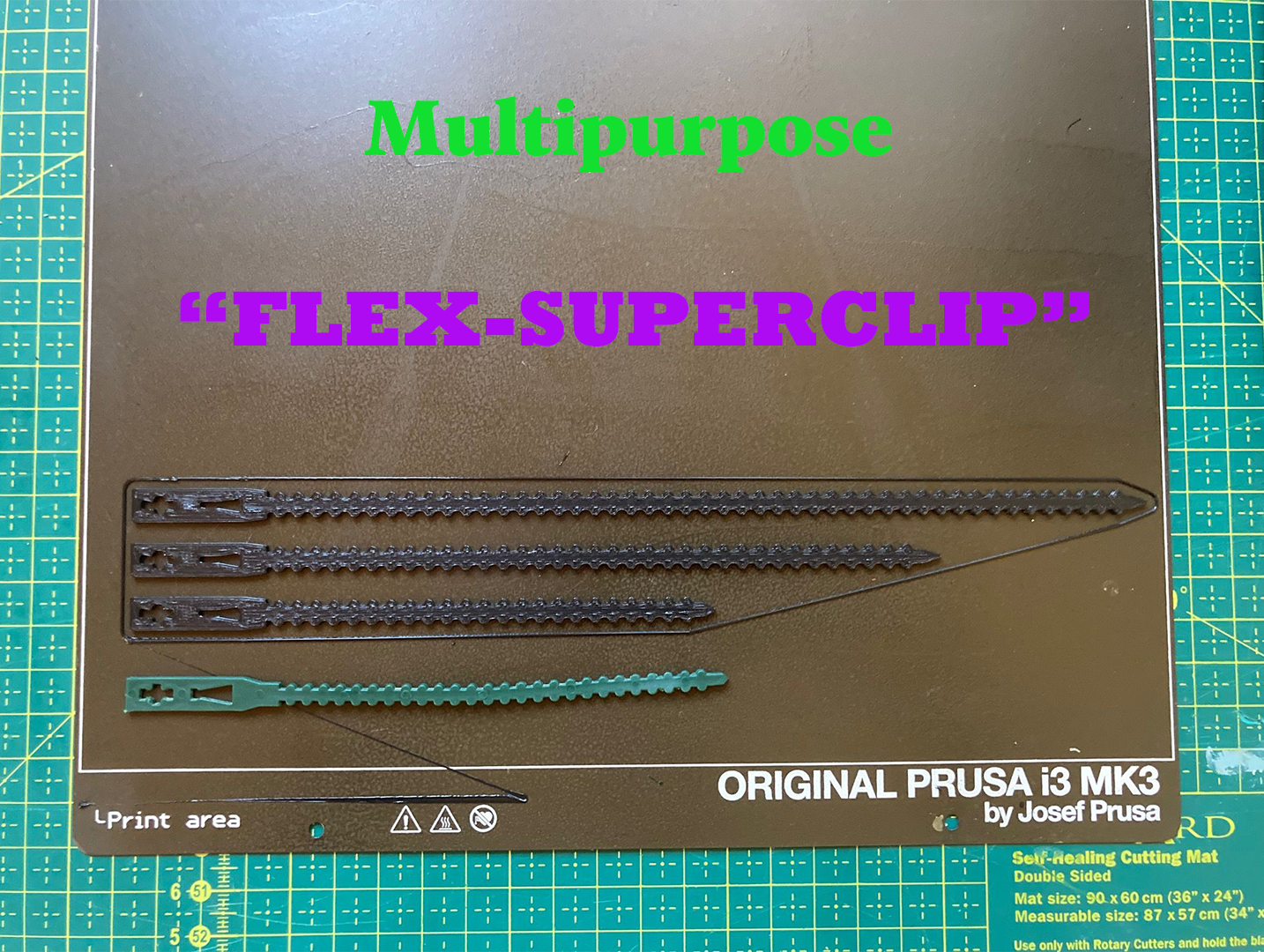 Multipurpose "SUPERCLIP" ( plant clip / cable clip)