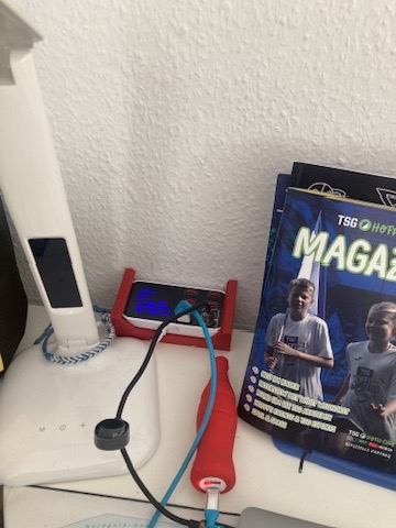 Flat USB-Charger Table-Clamp