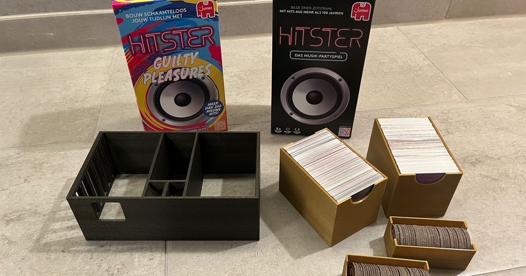Hitster box-organizer & stand (basic-game & expansion) by SteffenBeck ...