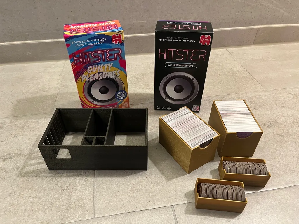Hitster box-organizer & stand (basic-game & expansion) by