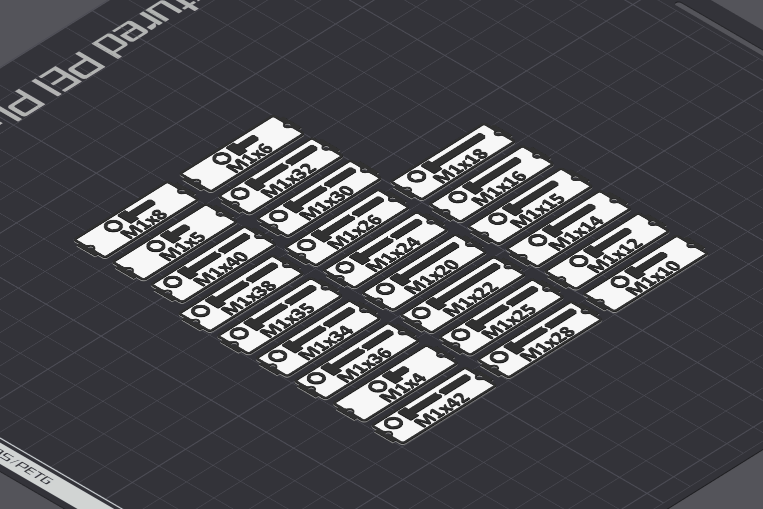 (UPDATED 30-JAN-2024) Printable Label Expansion Packs for Gridfinity Bins by Pred