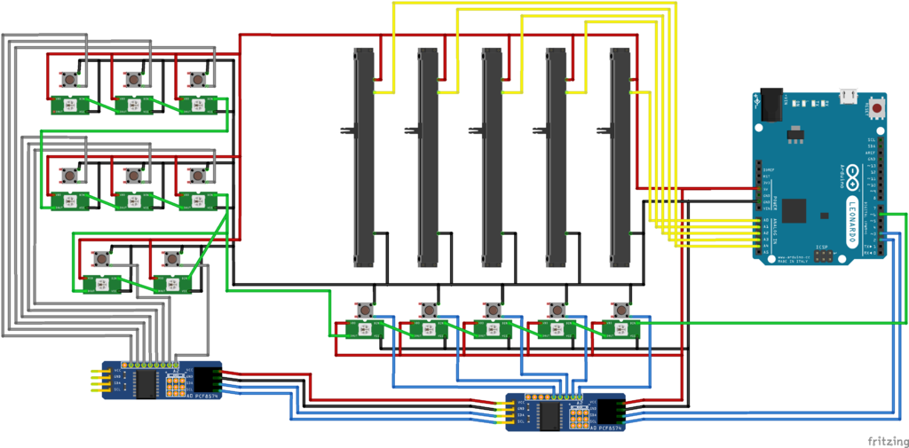 MIDI Mixer Control Panel by Theo Buchholz | Download free STL model ...