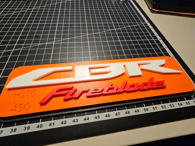 CBR Fireblade (Honda) Plaque (No MMU/AMS)