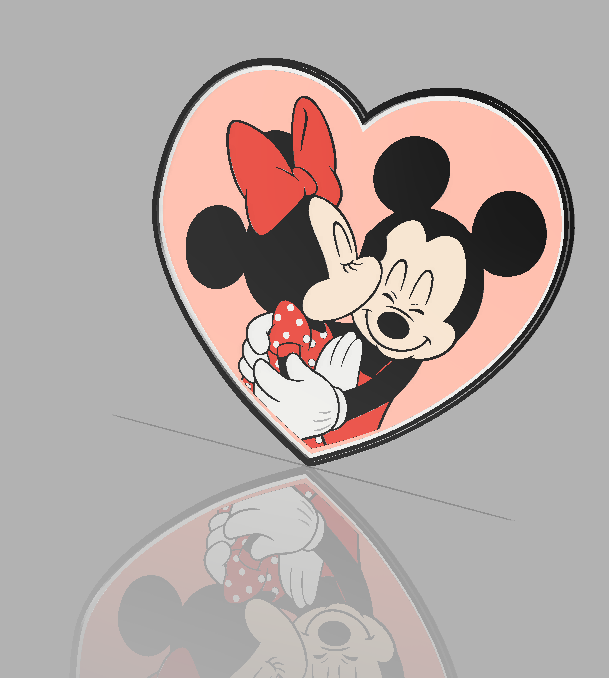 Mickey and Minnie Valentine