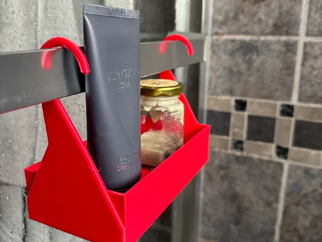 Hanging Shower Door Shelf