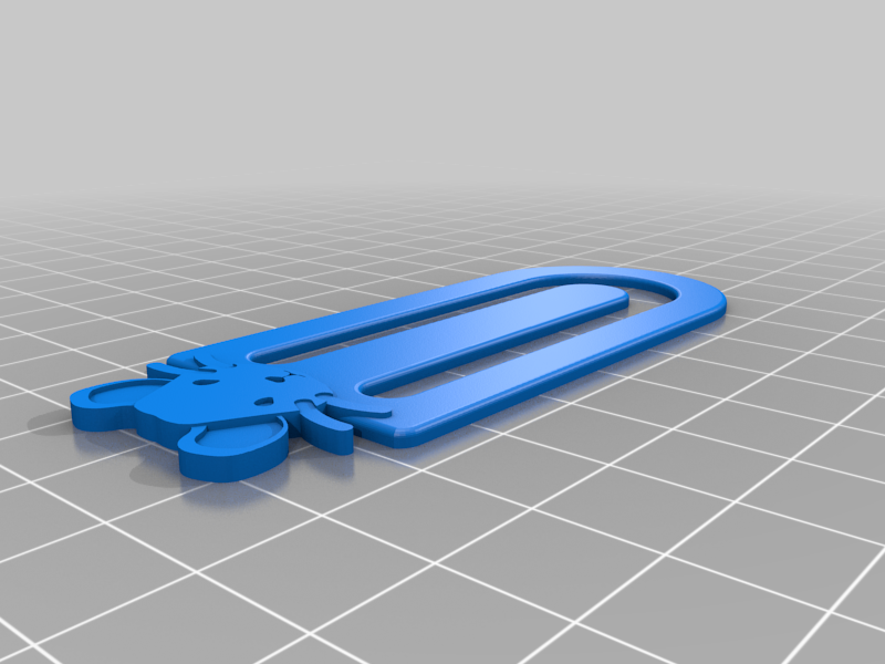 Miniatura 5 do modelo 3D Mouse Bookmark