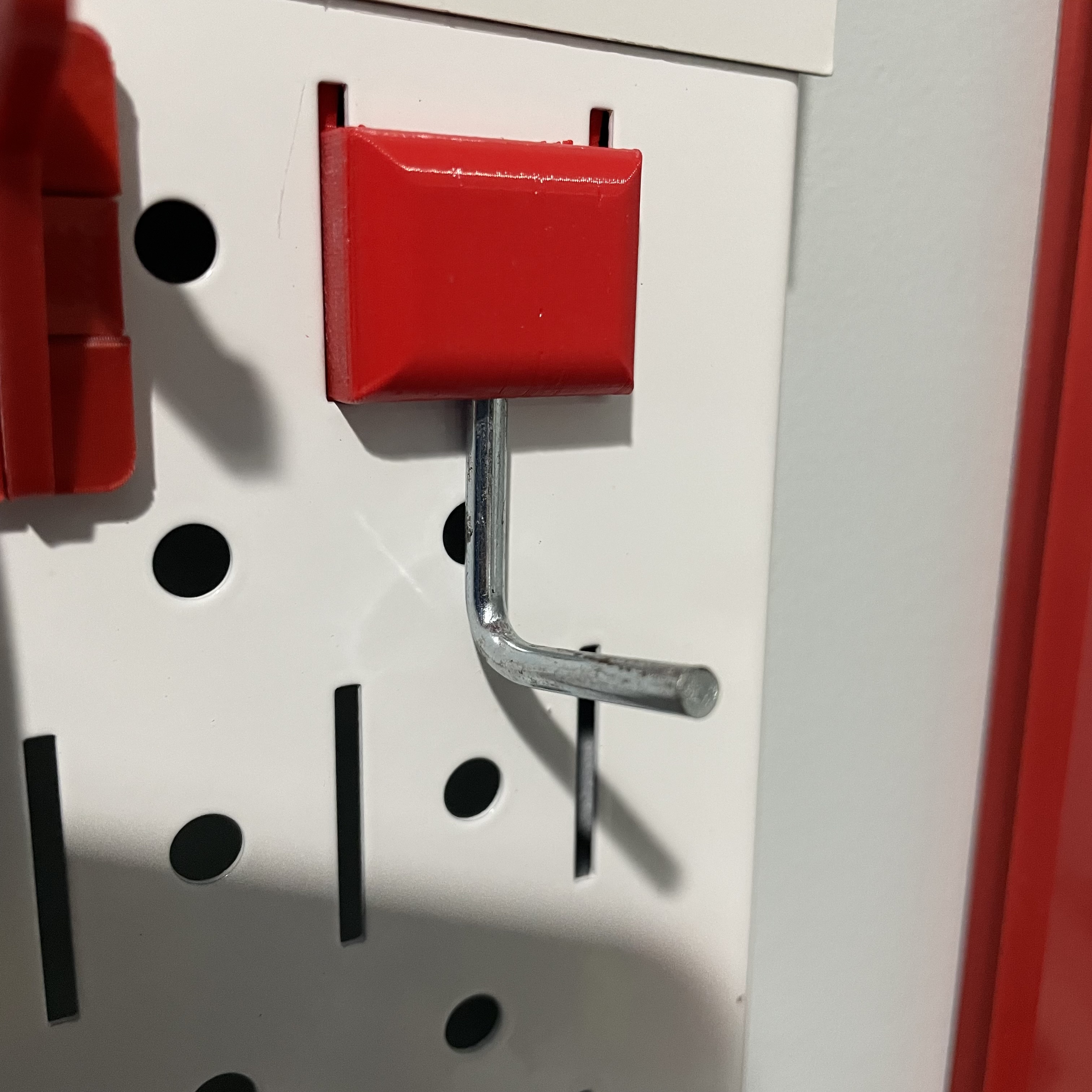 Wall Control Standard Peg Metal Hook Lock Small Hooks (1/8 in) and