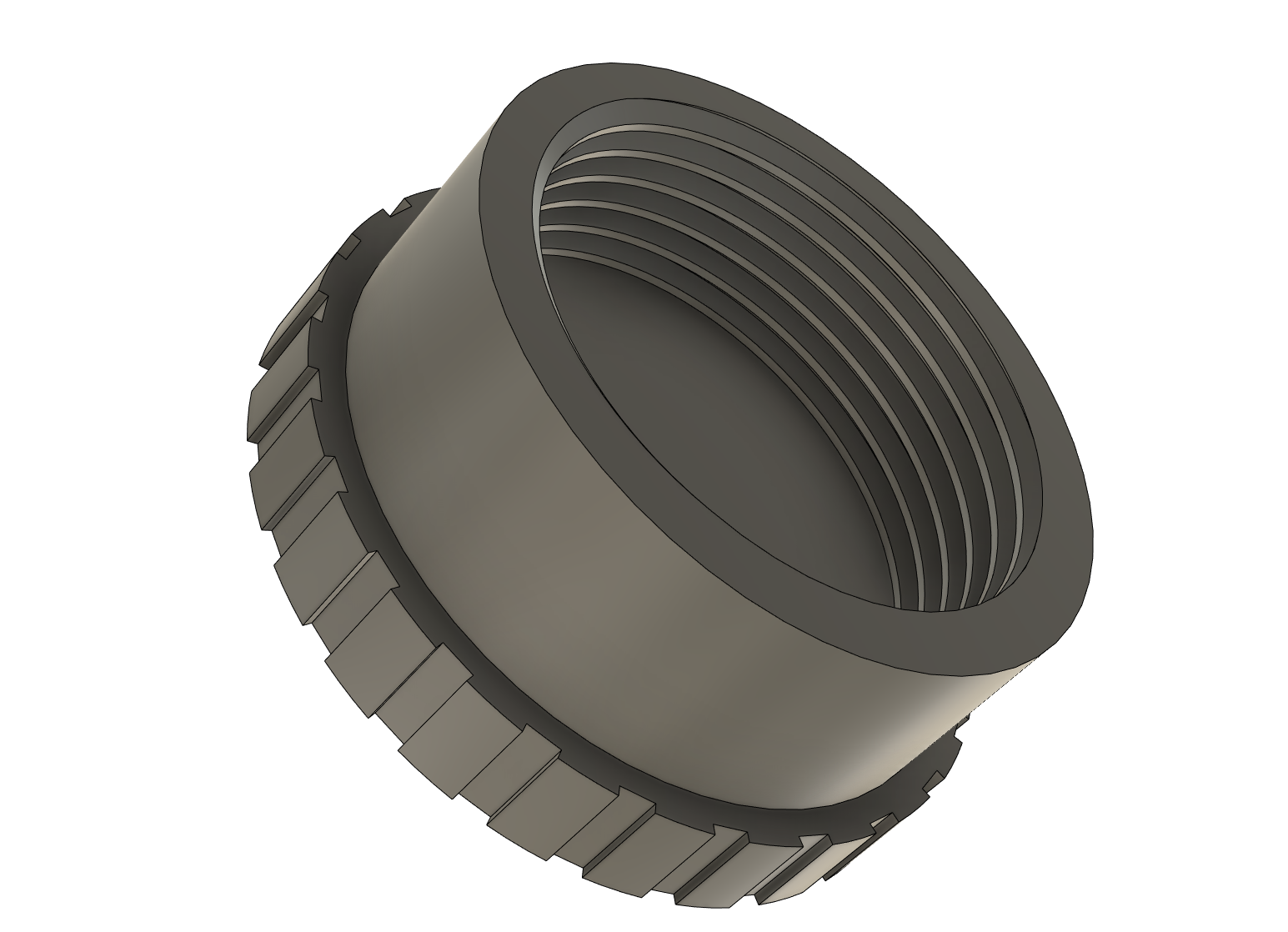 GX16 connector screw-cap