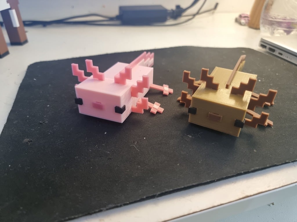 Minecraft Axolotl by beccaclarebear | Download free STL model ...
