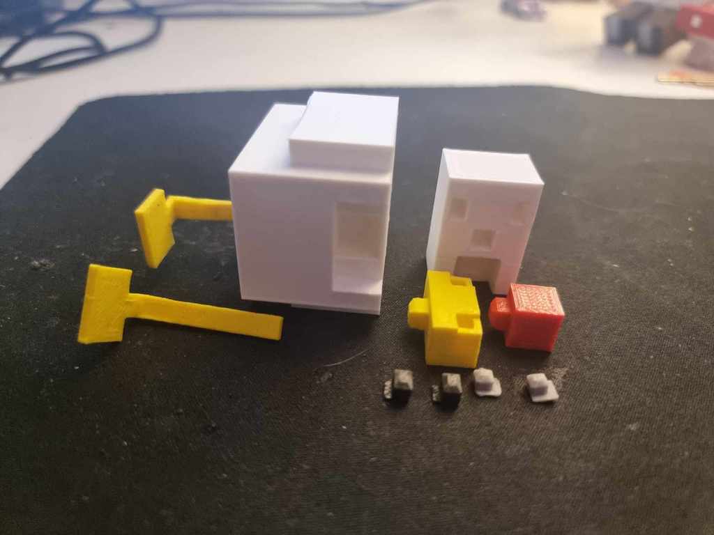 Miniatura 2 do modelo 3D Minecraft Chicken