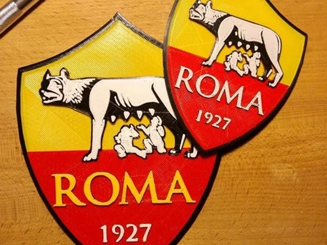 AS Roma shield - multicolors