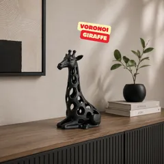 VORONOI GIRAFFE SCULPTURE / HOMEDECOR / MODERN DECOR / GOTHIC DECOR