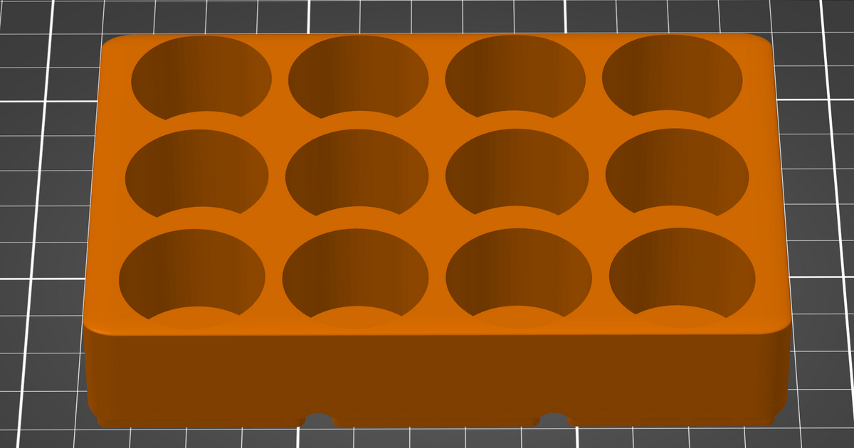 Gridfinity Prusa Kores Glue Stick Holder by NightLonk Download free STL model