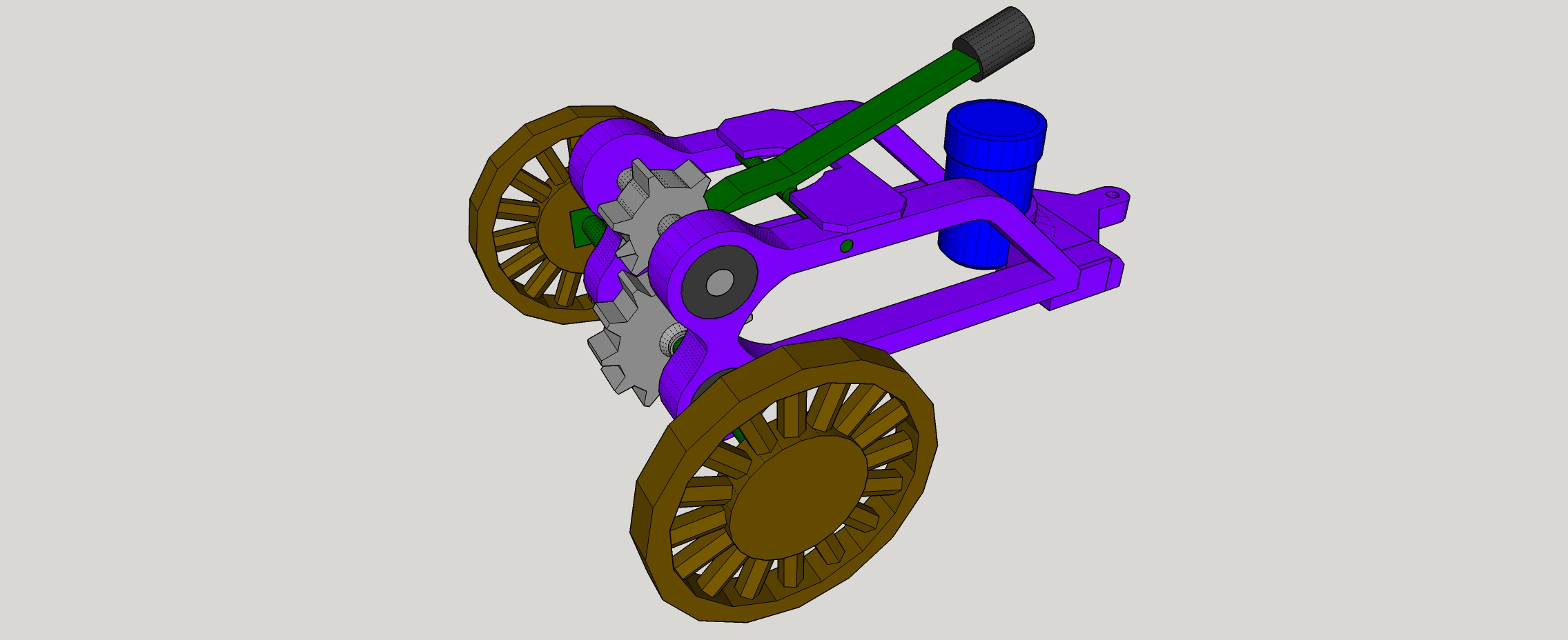 Da Vinci's Drum Chariot