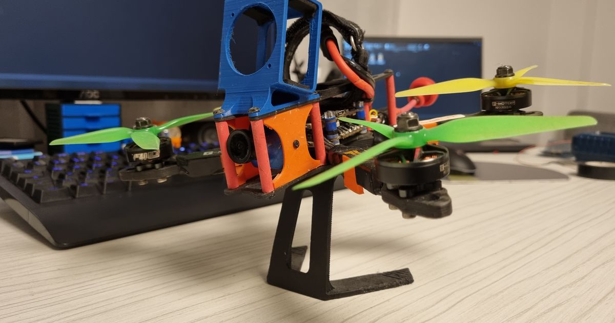 Fpv 5" drone stand by DaviB | Download free STL model | Printables.com
