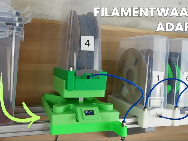 Filamentwaage Adapter für Wandhalter