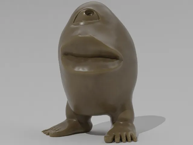 Funny Clay Guy Figurine
