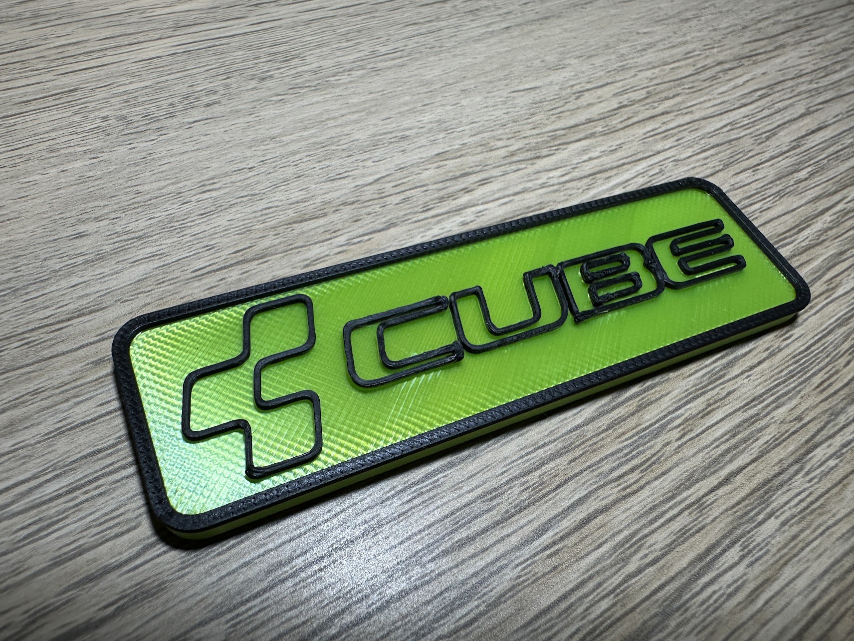 CUBE Bike logo by Michael Gmür | Download free STL model | Printables.com