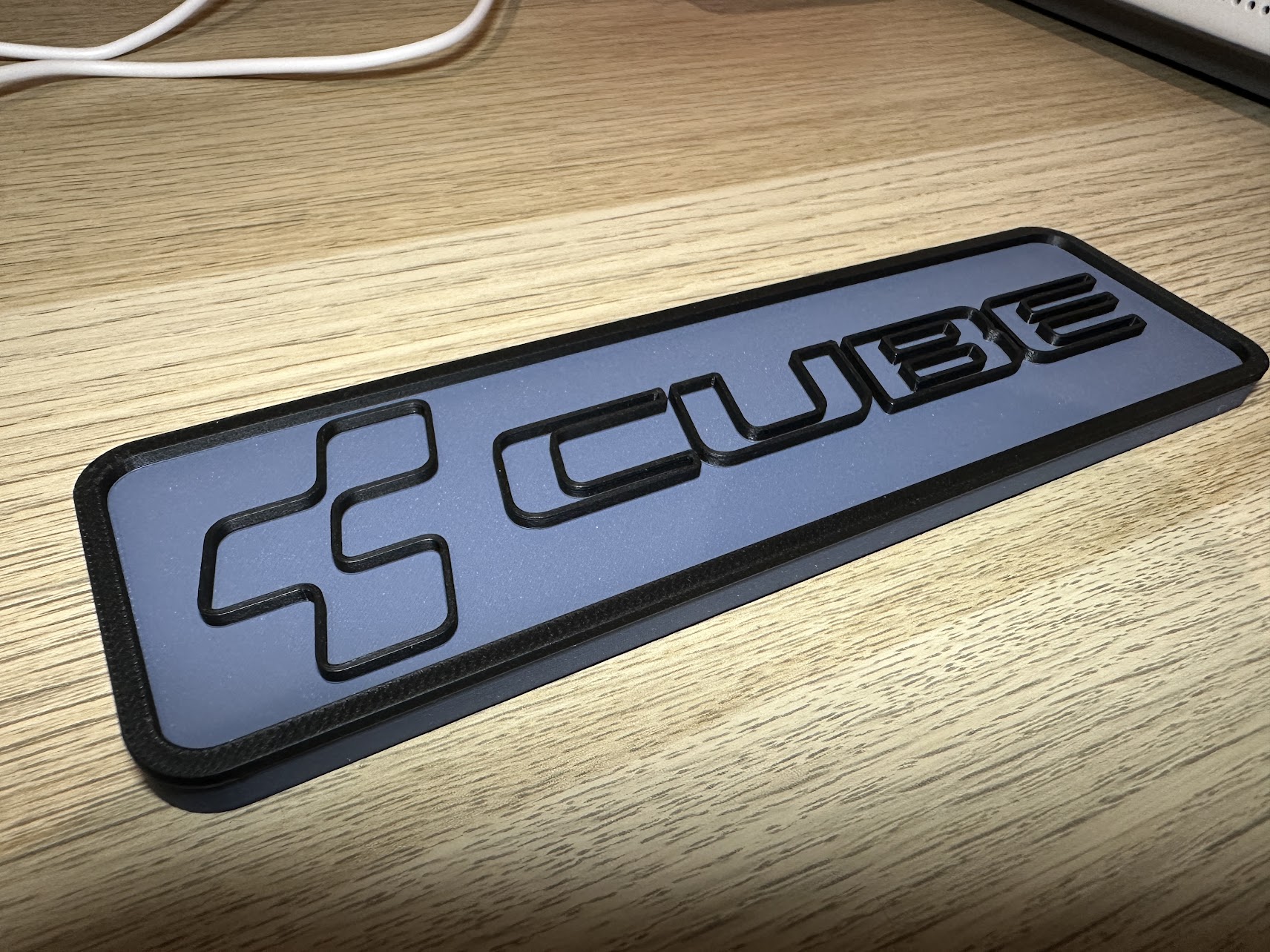 CUBE Bike logo by Michael Gmür | Download free STL model | Printables.com