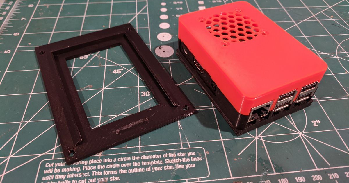 Raspberry Pi 3b+ Slide Mount Case by chking | Download free STL model ...