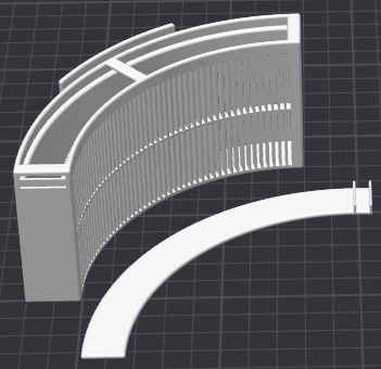 Curved Desiccant/Silica Box for Filament Spools
