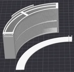 Curved Desiccant/Silica Box for Filament Spools