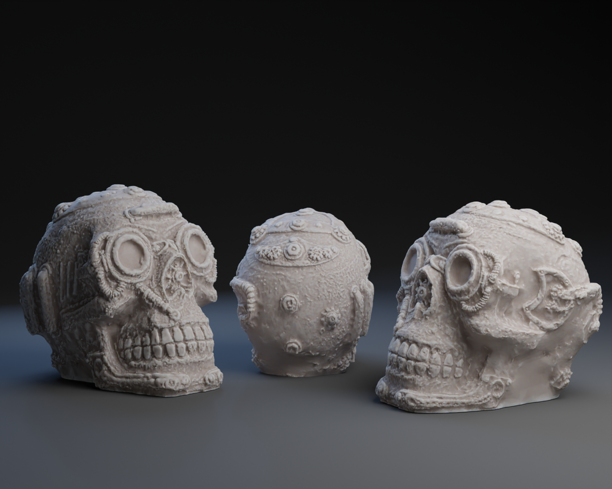 RustPunk Skull