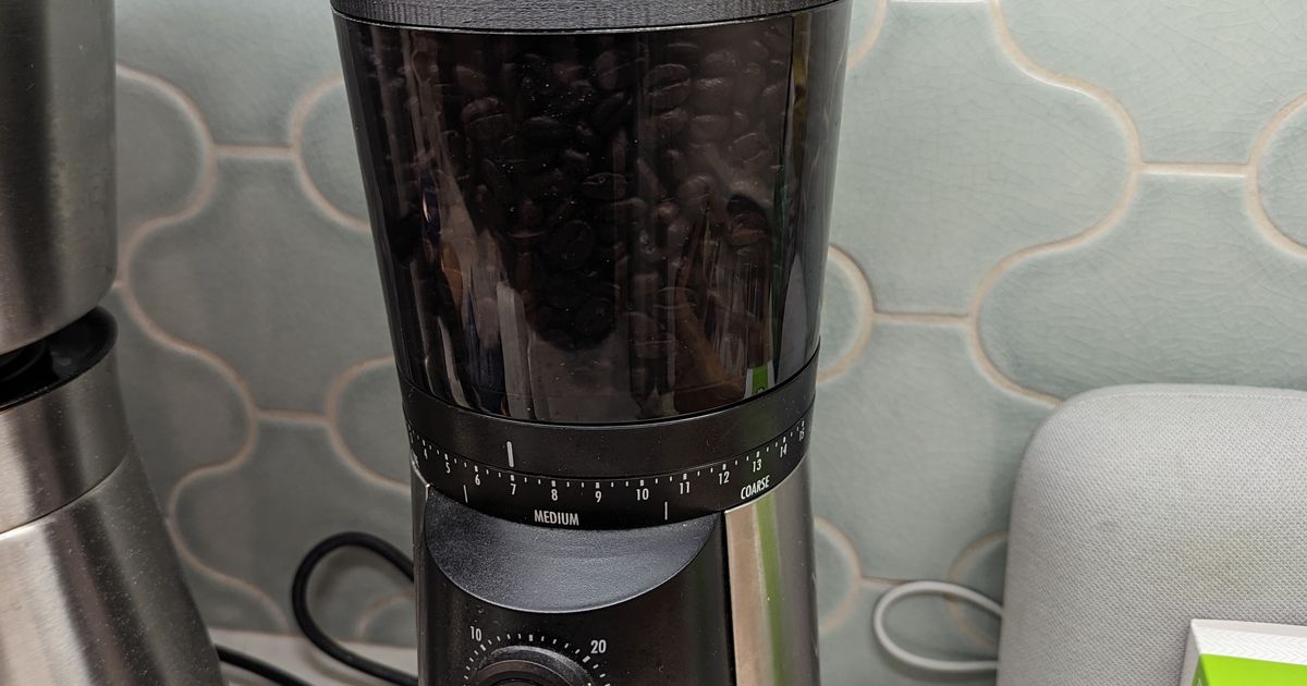 OXO Coffee Grinder Hopper Extender by Damian Penney Download free STL