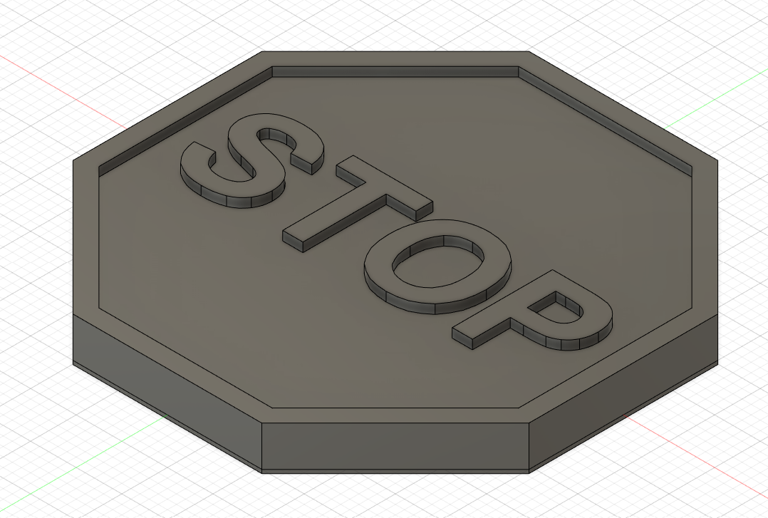 Stop Sign Magnet by Corey Deaton | Download free STL model | Printables.com