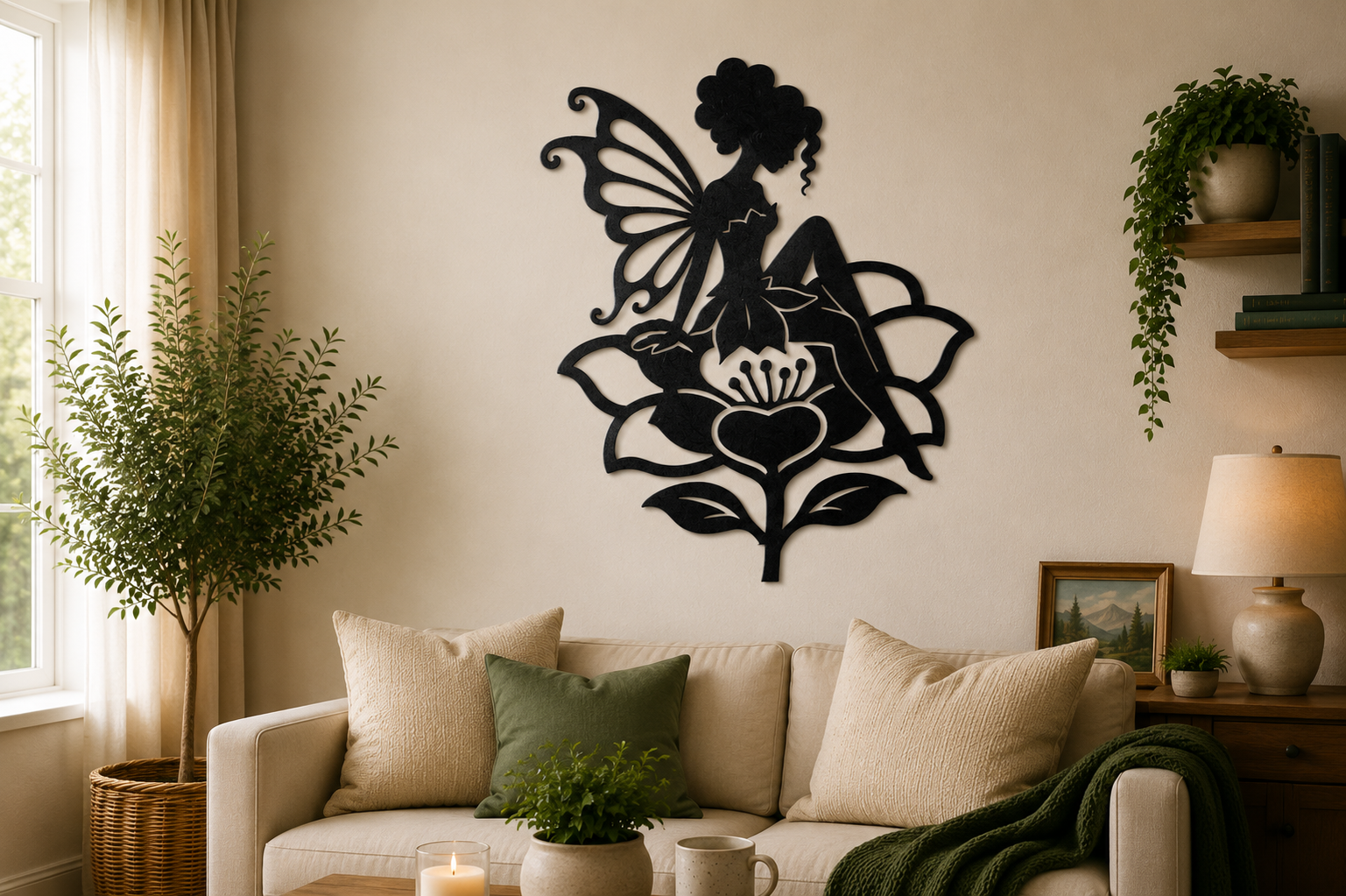Fairy Flower 2D Wall Art
