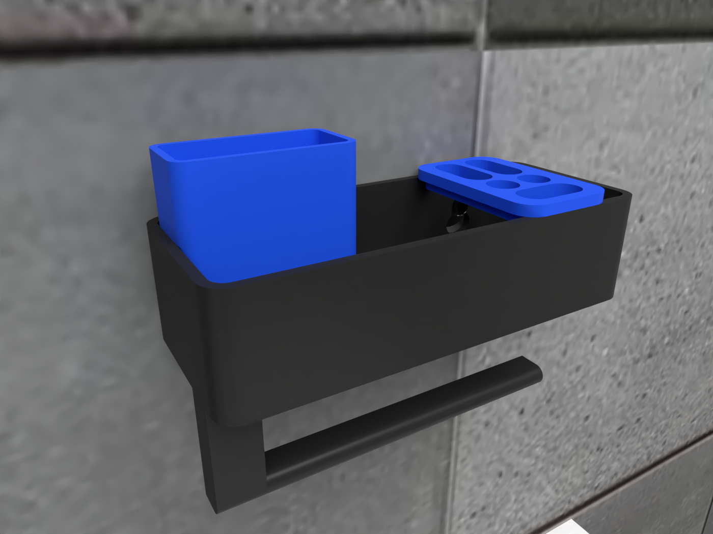 Miniatura 2 do modelo 3D Bathroom Shelf