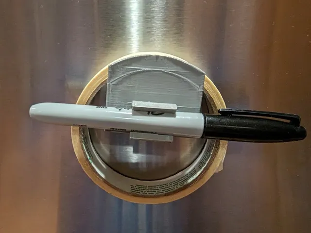 Magnetic Tape and Sharpie Holder