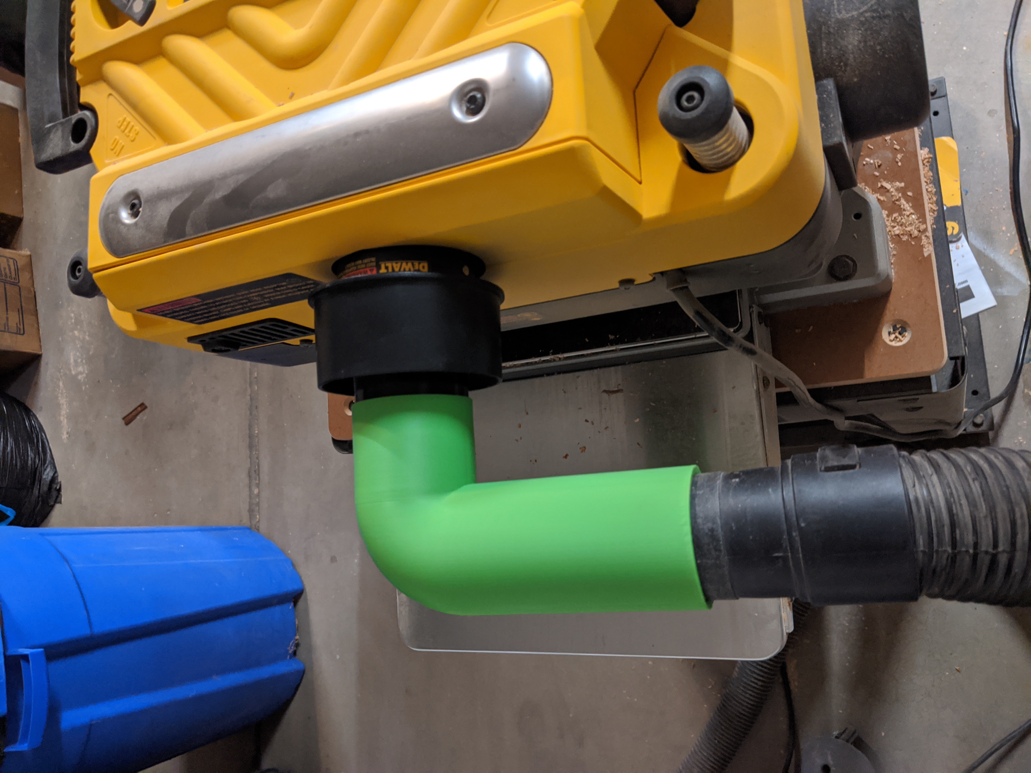 DeWalt planer exhaust duct