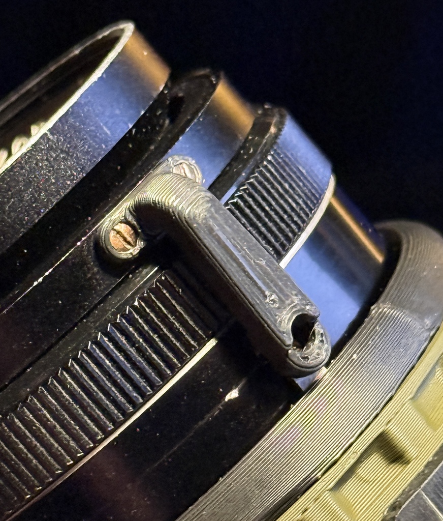 Mamiya TLR Aperture Selector