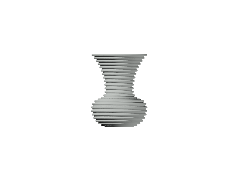 Wavy vase I by AT Studio Download free STL model