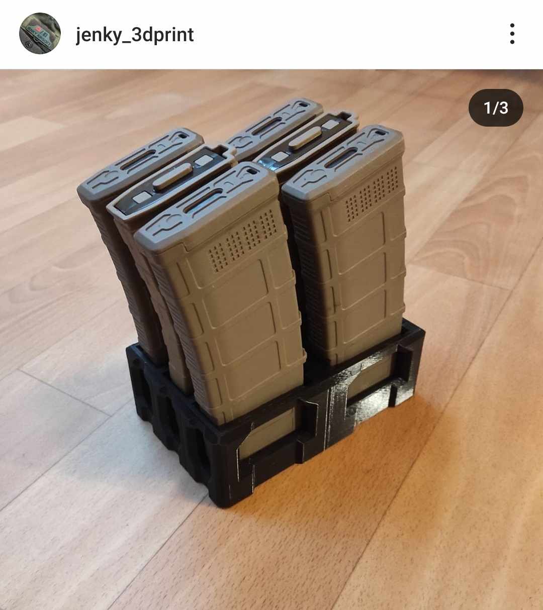 AR15 / M4 magazine holder by Jenky Download free STL model