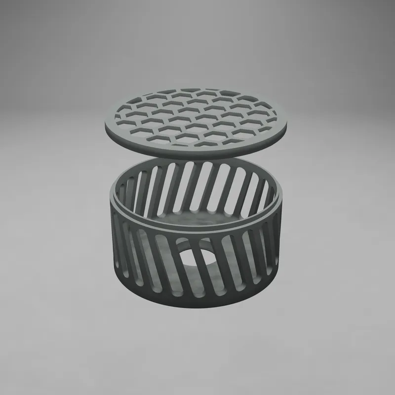 NO SUPPORT] 2.75 Filter Floss / Cup. Suitable for Waterbox Marine Fish  Tanks by Daniel, Download free STL model