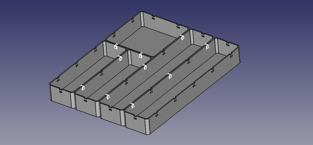 Modular Cutlery Organizers by José Carlos Piqueras Download free STL model