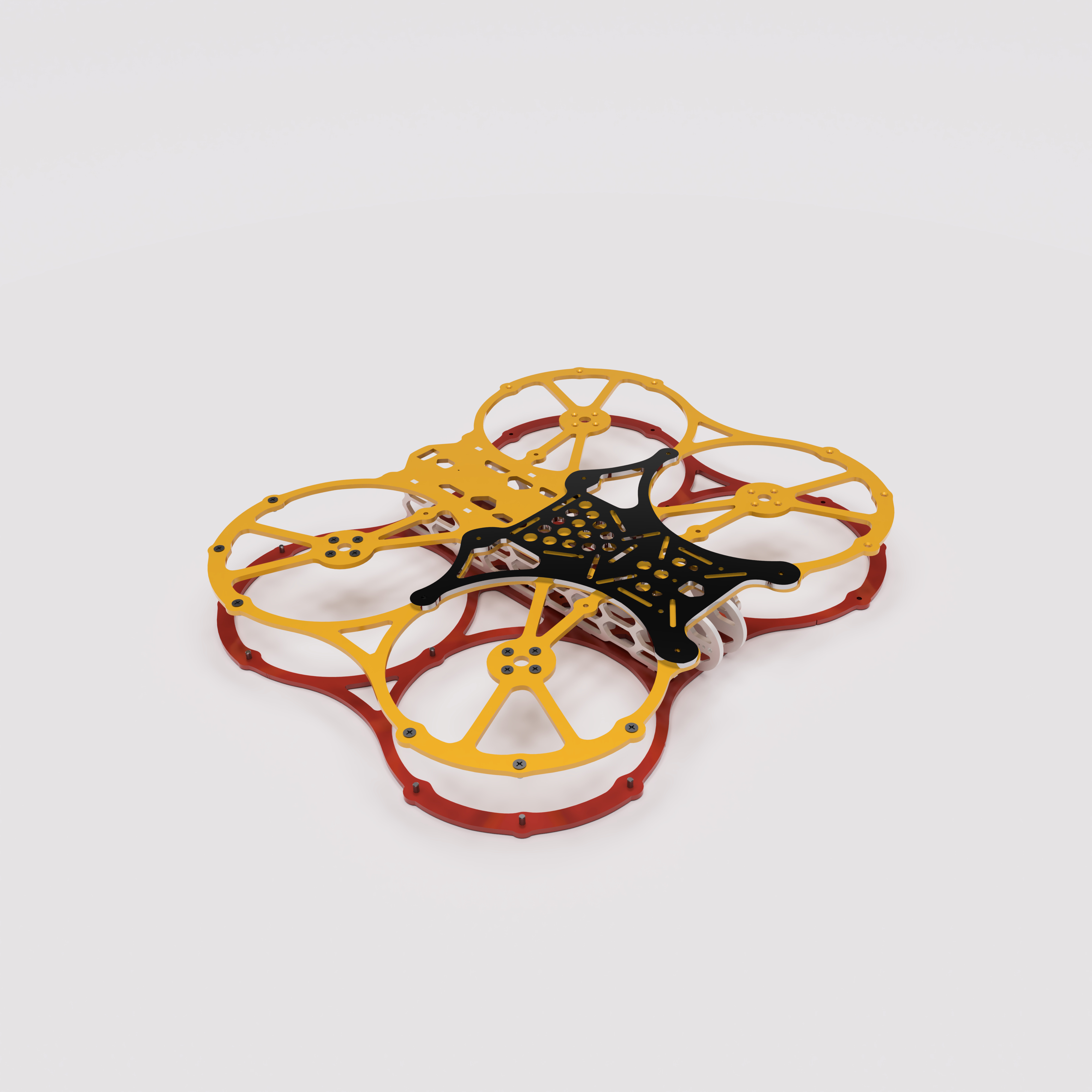 CineWhoop 5-Inch Frame – Replica of Lumenier QAV-PRO Whoop 5" | DXF + STEP + STL