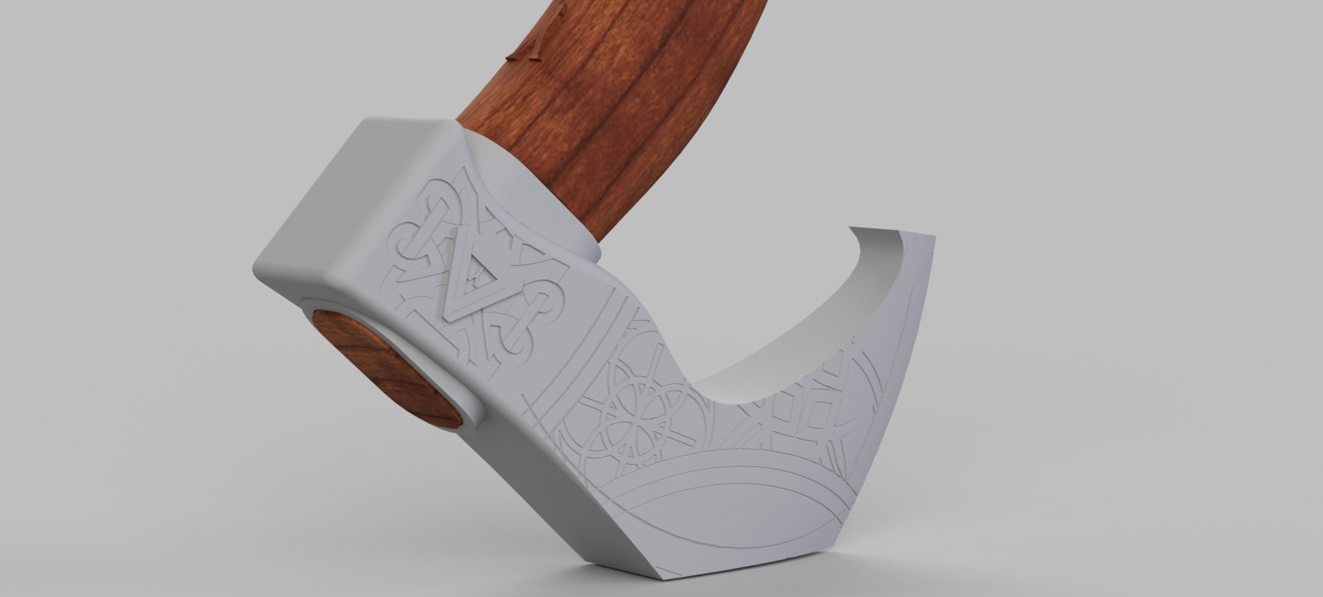 Miniatura 2 do modelo 3D Axe Viking Magnet