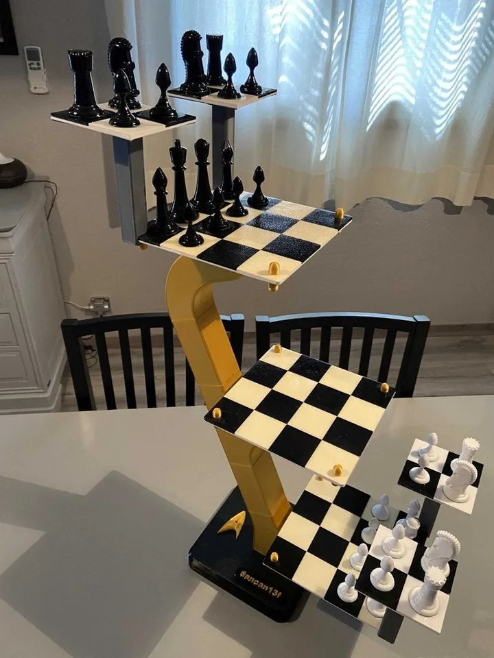 Tri dimensional Star Trek Chess by dancan13f Download free STL